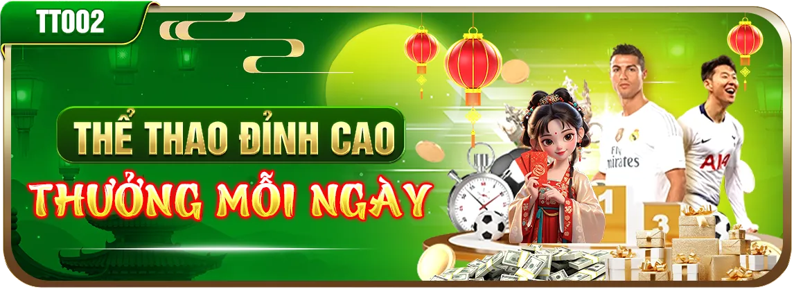 Banner khuyến mãi hoàn trả hàng ngày